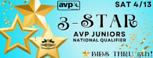 3-Star AVP Jrs National Qualifier